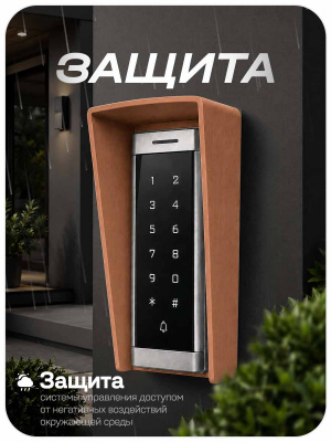Козырёк для панели доступа PS-T6MF Медный