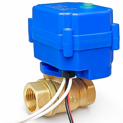 Шаровый кран Ps-Link QT07-S2-DN15 на 1/2" проводные датчики воды