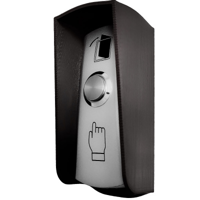 Козырёк для кнопки выхода Ps-Link PS-OP02 черный, для улицы