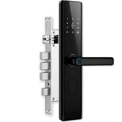 Дверной замок WIFI Ps-Link PS-Z13-TY с отпечатком пальца / сенсорный / Чёрный