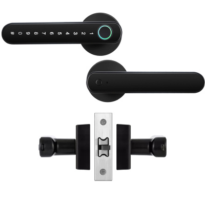 Дверной замок Bluetooth Ps-Link PS-T8 сканер отпечатков пальцев, сенсорные кнопки, приложение