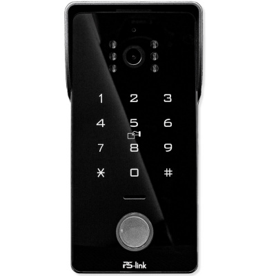 Вызывная панель для видеодомофона Ps-Link PS-308RCP-B цифровая IP с Mifare, сенсорной клавиатурой и реле замка
