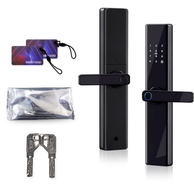 Дверной замок WIFI Ps-Link PS-Z17-TY с отпечатком пальца, Mifare, приложением, WIFI