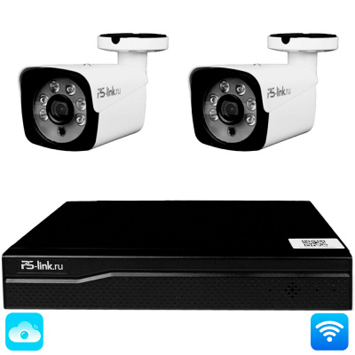 Комплект видеонаблюдения WIFI 3Мп Ps-Link KIT-W302TB