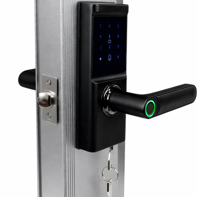 Дверной замок Bluetooth PS-Link PS-S15 со сканером отпечатков пальцев и клавиатурой