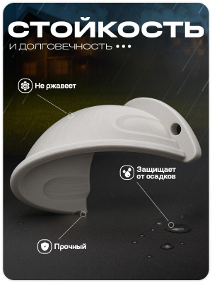 Козырёк для камеры видеонаблюдения Ps-Link Cover-SD уличный, белый