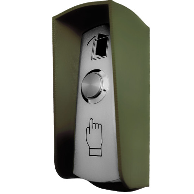 Козырёк для кнопки выхода Ps-Link PS-OP02 зеленый уличный