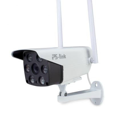 Комплект видеонаблюдения 4G мобильный 2Мп Ps-Link C2XS2-4G 2 камеры для улицы LED подсветка
