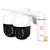Комплект видеонаблюдения 4G 3Мп Ps-Link KIT-WPN302-4G 2 камеры, микрофон, динамик, LED-подсветка, слот microSD, приложение ICSee