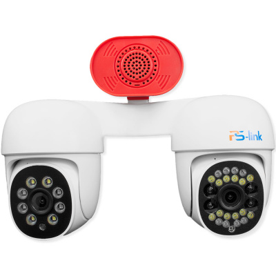 Камера видеонаблюдения WIFI 2Мп Ps-Link PS-WPF20HD двойная, встроенный микрофон, динамик, приложение Yoosee