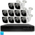 Комплект видеонаблюдения AHD 8Мп Ps-Link KIT-C810HD 10 камер для улицы, ночная съемка, датчик движения