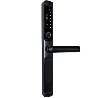 Дверной замок WIFI Ps-Link F2-TY с датчиком отпечатка пальца, защита IP65, черный, узкая дверь