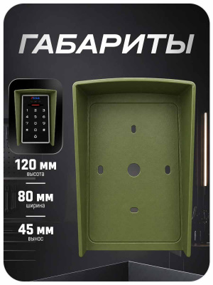 Козырёк для панели доступа PS-3D01EM/MF Зеленый